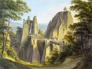 Hlzerne Basteibrcke 1826